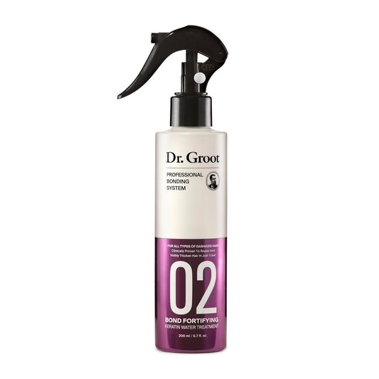 Bond Fortifying Keratin Treatment, Clinically Proven for Repair and Thickening of Dry, Thin, Damaged Hair - Hair Mask, Glass Hair Effect, Korean Professional Bonding System