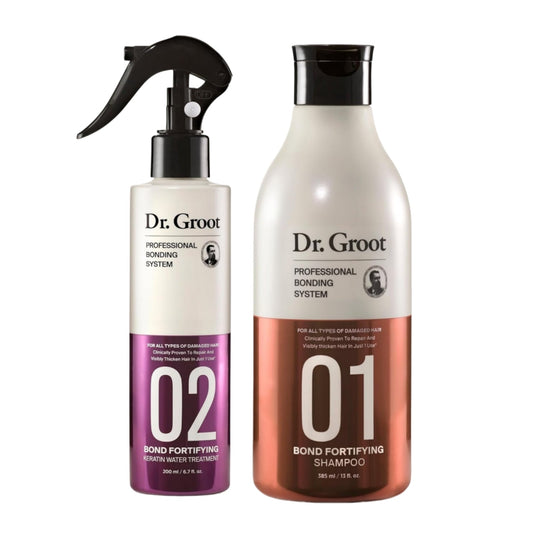 Bond Fortifying Hair Care Set – Keratin Water Treatment & Bond Fortifying Shampoo, Strengthens Damaged Hair, Reduces Breakage, Adds Shine & Volume, Salon-Quality Hair Repair System